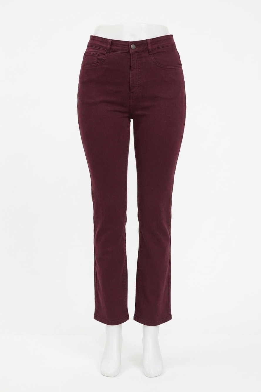 NEW FDJ peggy bootcut jeans in rich brown